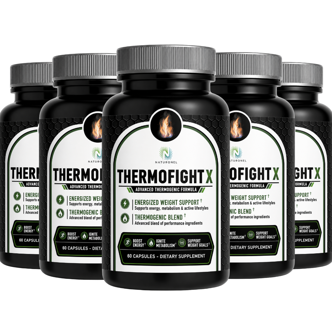 ThermoFight X – Advanced Thermogenic Formula for Energy, Metabolism Support & Active Lifestyle, Daily Weight Management Supplement