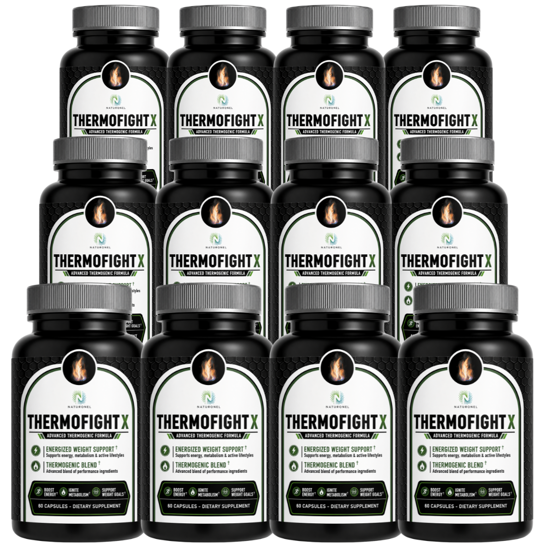 ThermoFight X – Advanced Thermogenic Formula for Energy, Metabolism Support & Active Lifestyle, Daily Weight Management Supplement