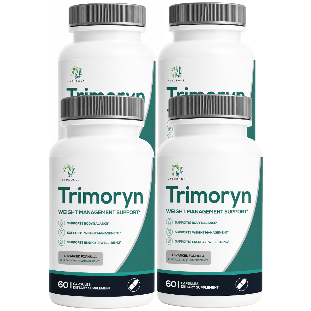 Trimoryn – Advanced Multi-Ingredient Formula with Green Coffee Bean Extract, Green Tea Extract, Raspberry Ketone, Garcinia Cambogia & Caffeine, Dietary Supplement - 4 Bottle