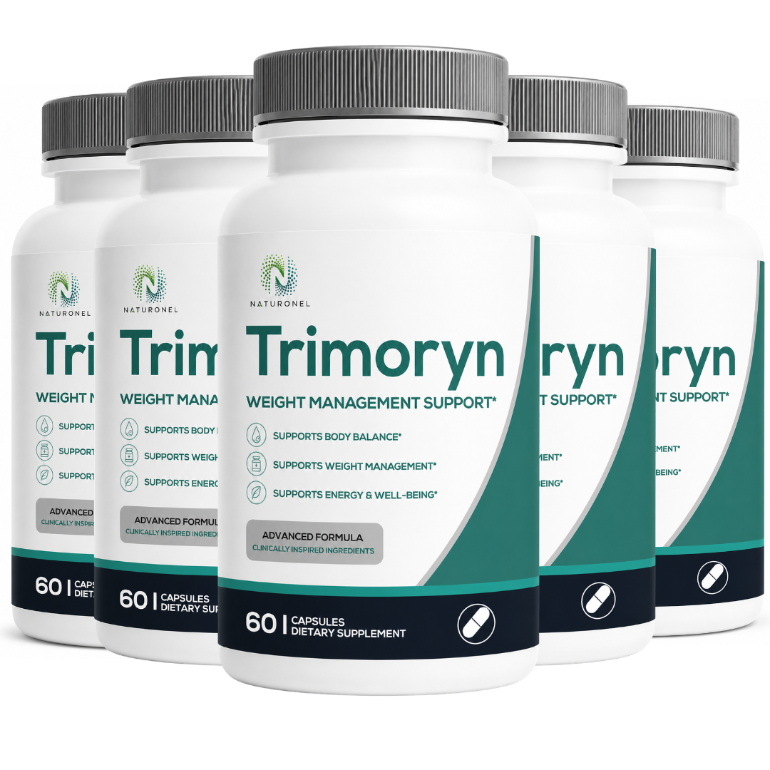Trimoryn (5 Pack) Advanced Multi-Ingredient Formula with Green Coffee Bean Extract, Green Tea Extract, Raspberry Ketone, Garcinia Cambogia & Caffeine, Dietary Supplement